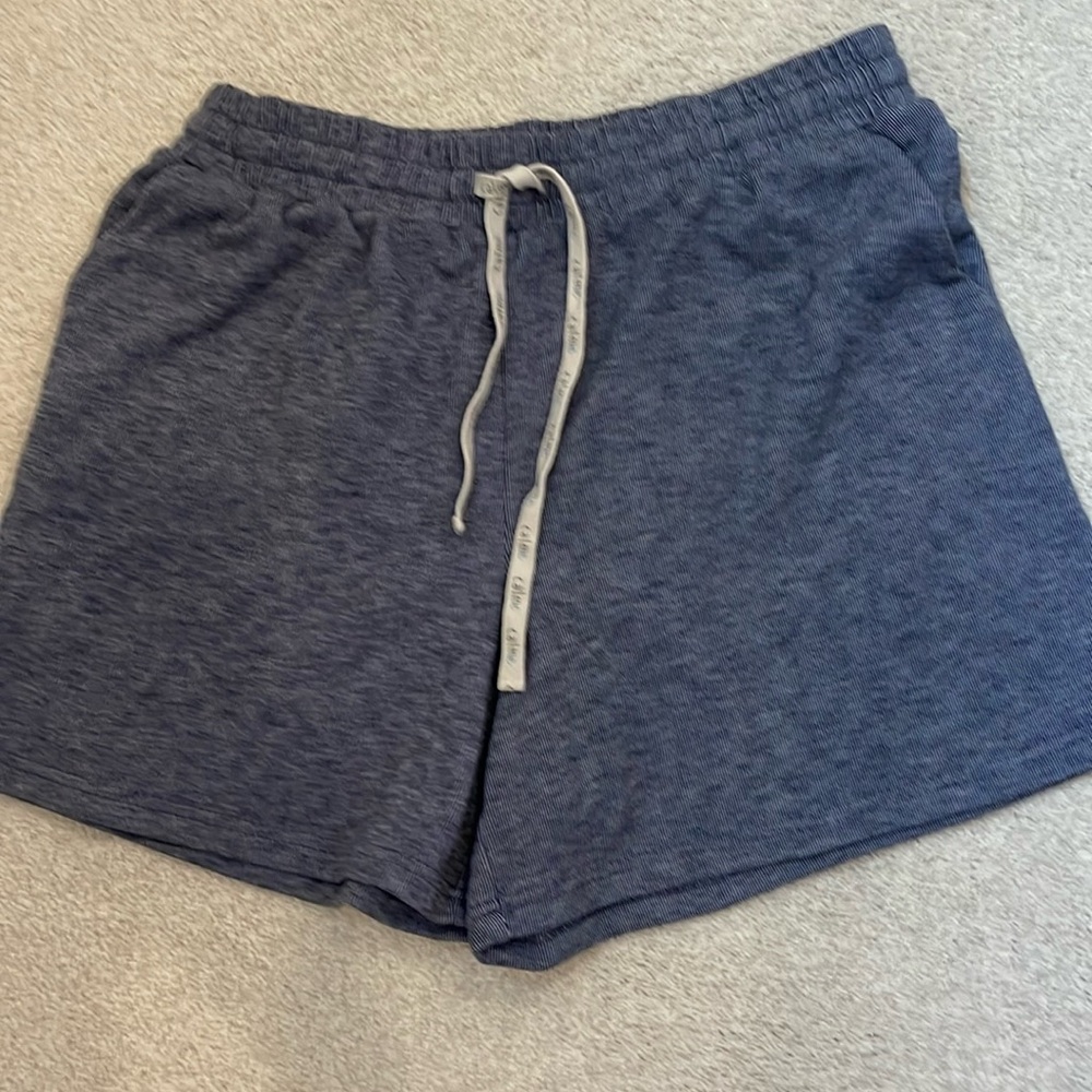 NWOT Johnny Was Cozy Pull On Shorts in Navy!